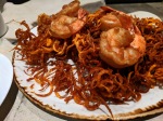 Image of Shrimp Fritter; Crispy nest of shrimp, sweet potatoes and carrots w/ a sesame chile dipping sauce